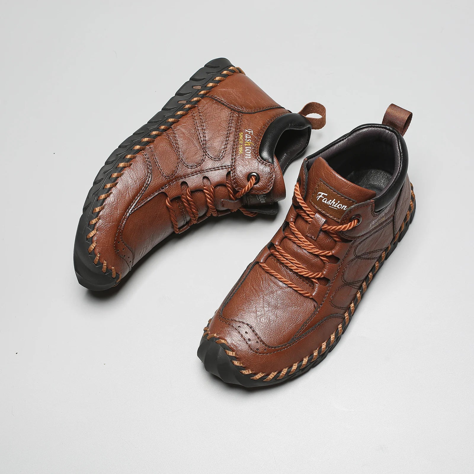 Healthy & non-slip arch support leather walking shoes (2025)