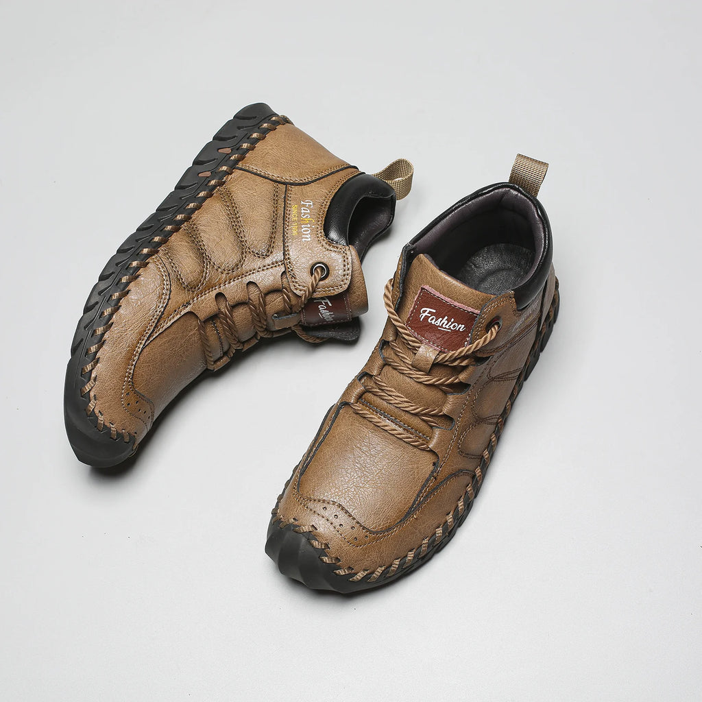 Healthy & non-slip arch support leather walking shoes (2025)