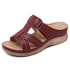 Comfortable & Stylish Perforated Leather Wedge Slides (2025)